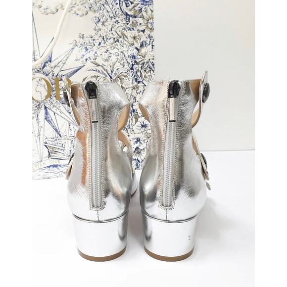 Dior D-Doll Laminated Leather Mary Jane Pumps - Size 40 - Picture 3 of 13